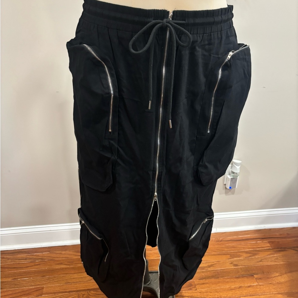 Multi Zip Cargo Skirt